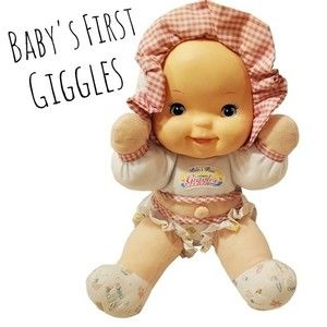 Goldberger Giggles Belly Button Doll Toy Vintage